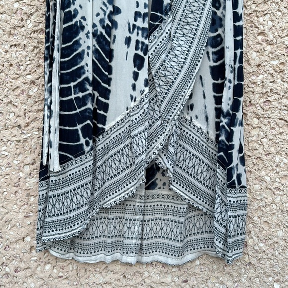 Tie Dye Boho Style Asymmetrical Maxi Skirt NWOT - Picture 3 of 8